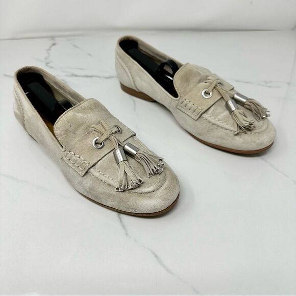 Bass Audrey Suede Tasseled Loafers- Size 6.5 - Picture 4 of 13
